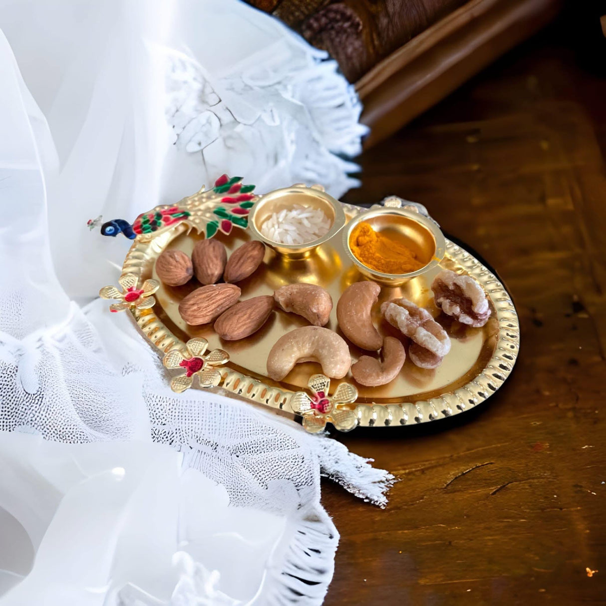 Bulk Haldi Kumkum Holder, Pooja Return Gift , Thamboolam, Pooja Favor, Haldikumkum Plate, Wedding Favor, Housewarming Favor - LoveNspire