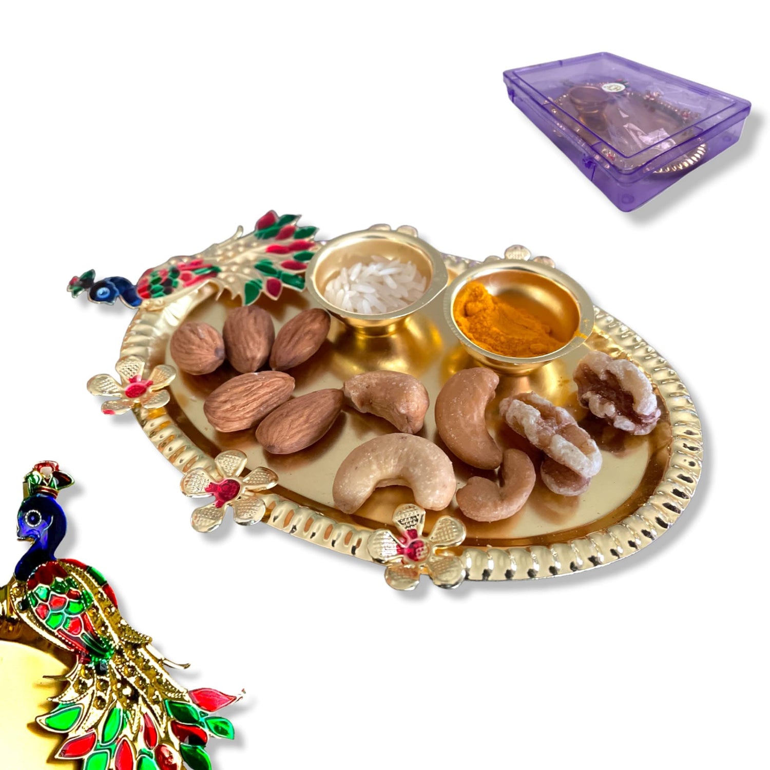 Bulk Haldi Kumkum Holder, Pooja Return Gift , Thamboolam, Pooja Favor, Haldikumkum Plate, Wedding Favor, Housewarming Favor - LoveNspire