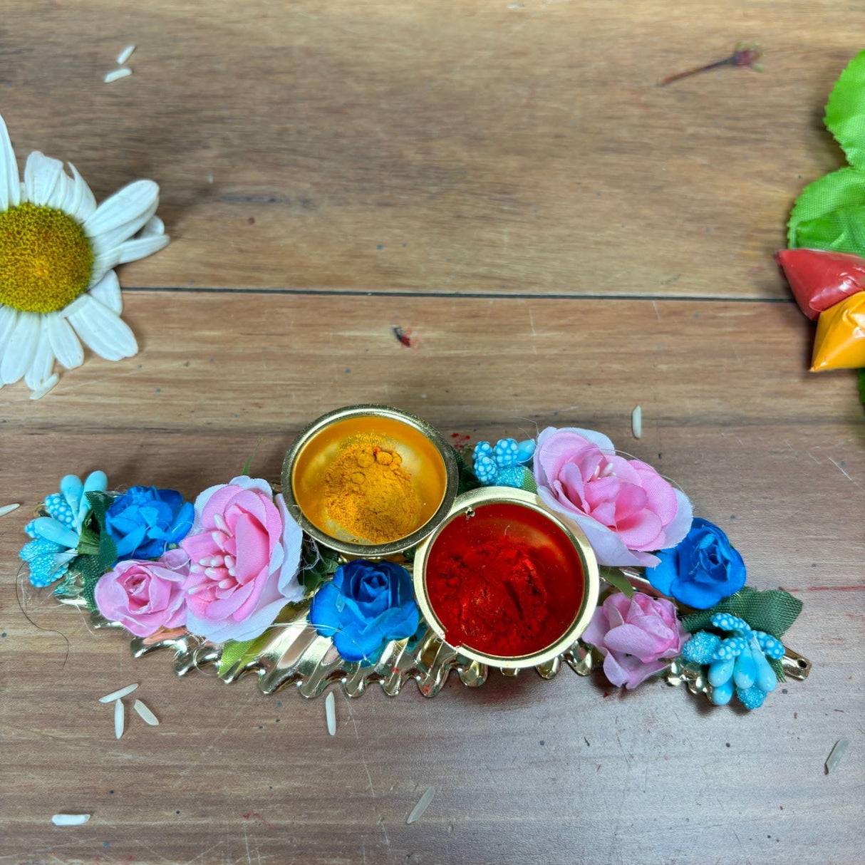 Bulk Haldi Kumkum Thali Holder, Pooja Return Gift, Indian Housewarming Gifts, Shivratri, Wedding Favor, Navarathri Favors, Baby Shower - LoveNspire