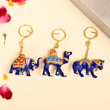 Ceramic Keychain 1pcs Amulet Keyring Door Car Key Chains Good Luck Key Holder for Thanksgiving Housewarming Gift - LoveNspire