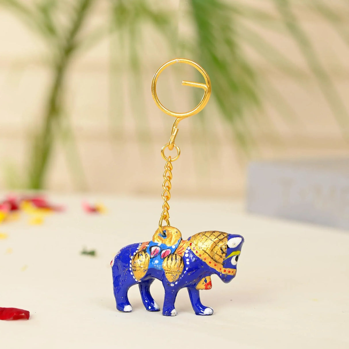 Ceramic Keychain 1pcs Amulet Keyring Door Car Key Chains Good Luck Key Holder for Thanksgiving Housewarming Gift - LoveNspire