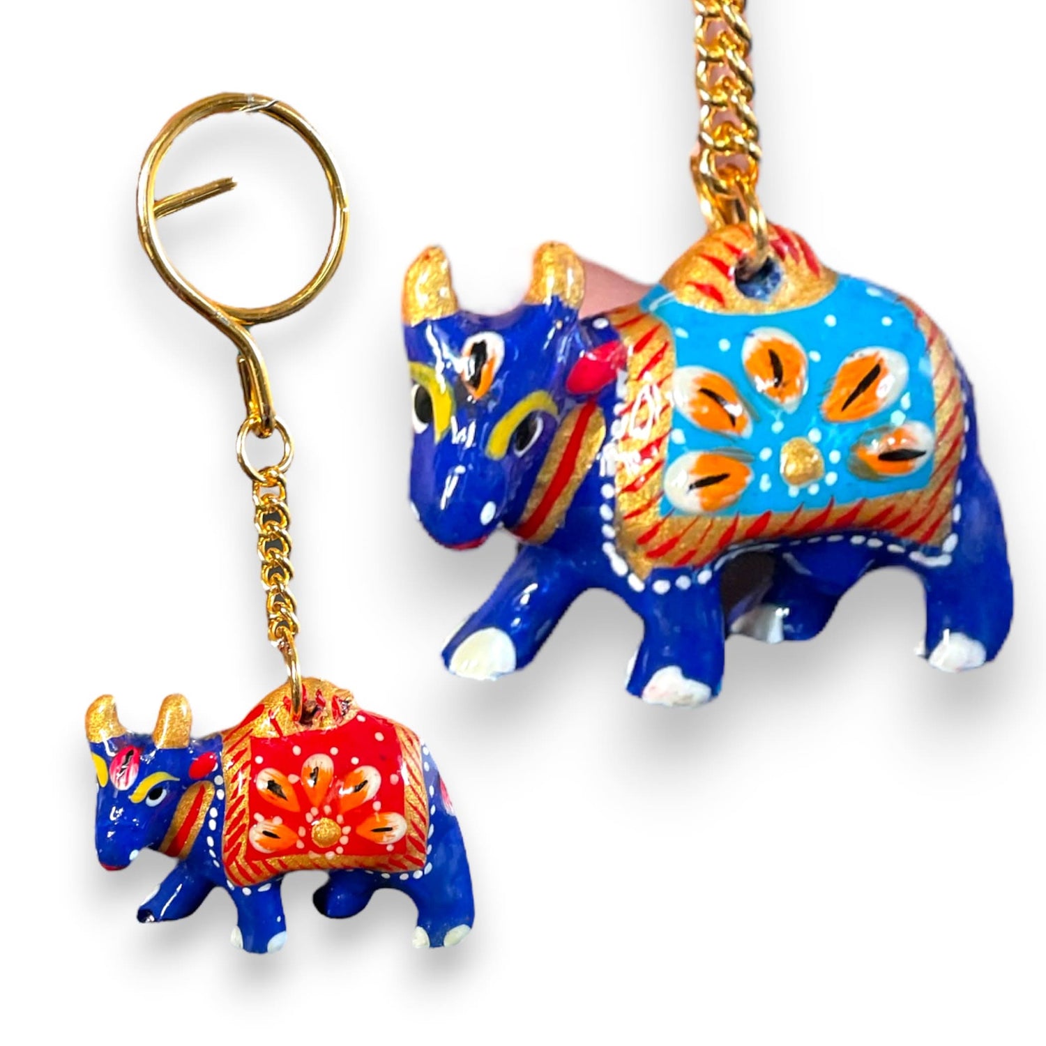 Ceramic Keychain 1pcs Amulet Keyring Door Car Key Chains Good Luck Key Holder for Thanksgiving Housewarming Gift - LoveNspire