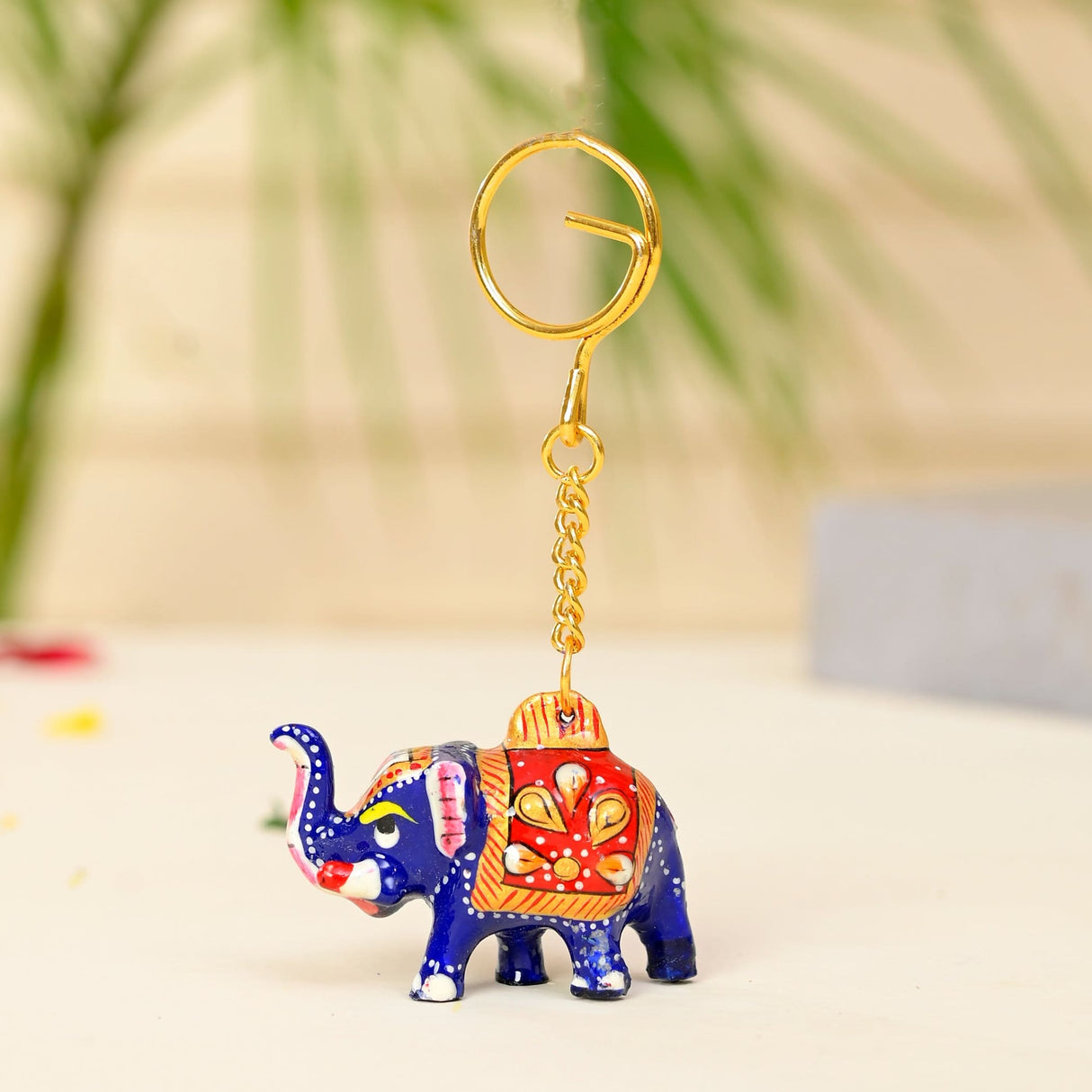 Ceramic Keychain 1pcs Amulet Keyring Door Car Key Chains Good Luck Key Holder for Thanksgiving Housewarming Gift - LoveNspire