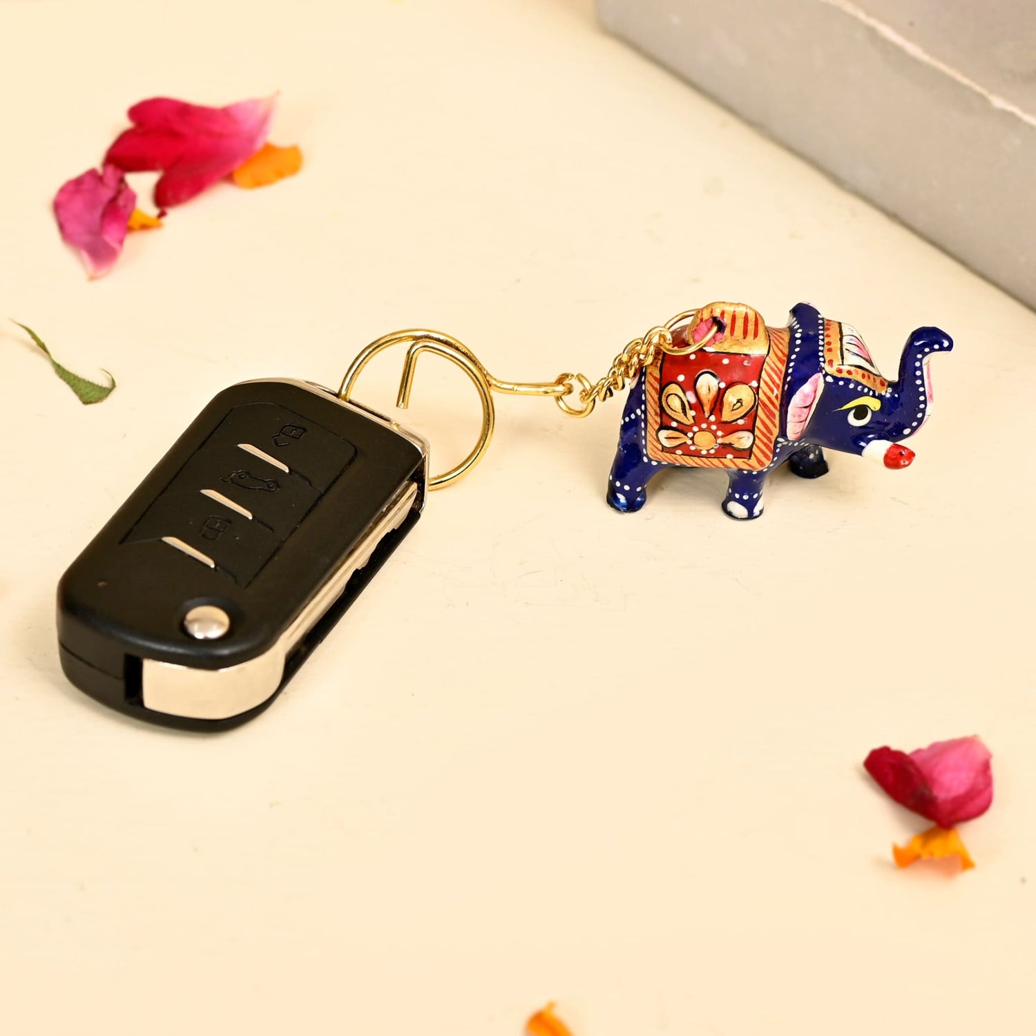 Ceramic Keychain 1pcs Amulet Keyring Door Car Key Chains Good Luck Key Holder for Thanksgiving Housewarming Gift - LoveNspire