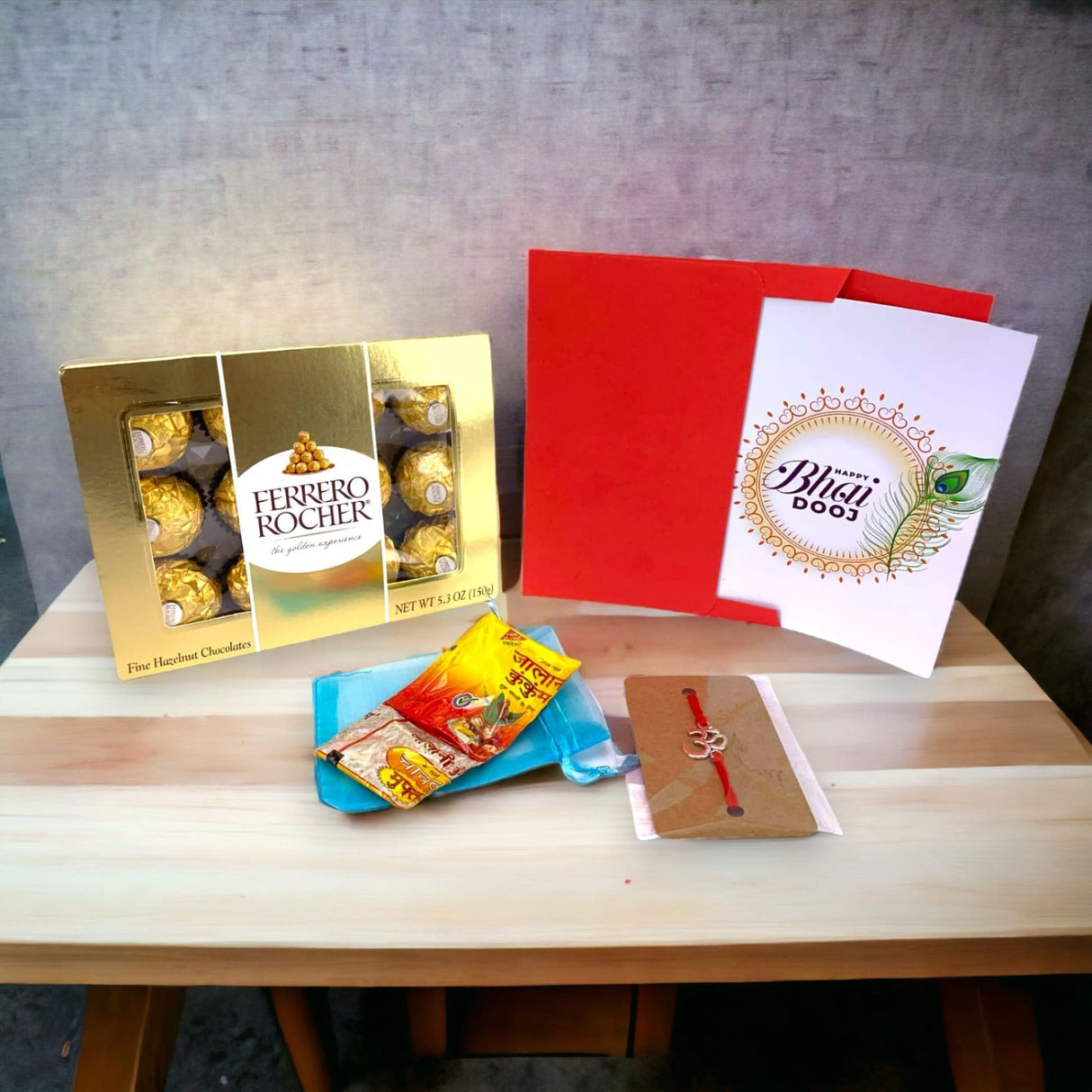 Chocolate, Bhai Dooj Rakhi with Tika and Roli, Rakhi for Brother, Rakhi Usa, Rakhi, Bhai Beej, Bhai Dooj, Modern Rakhi, Mithai - LoveNspire
