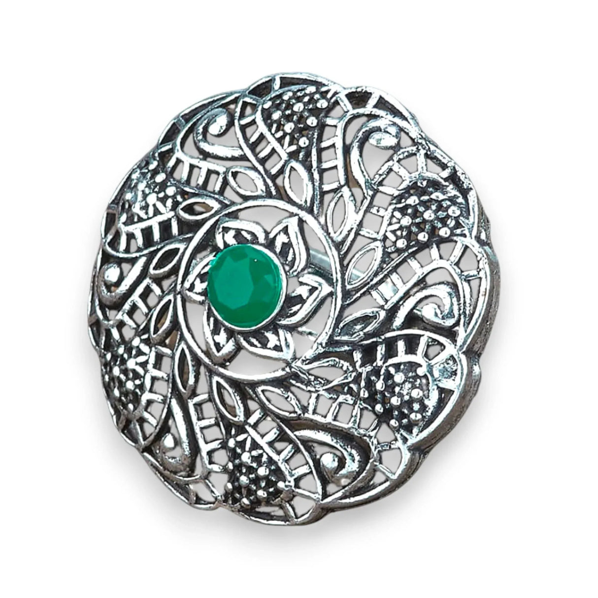 Classic Ring with Oxidised Plating Women Rings Open Wrap Finger Rings Adjustable Indian Bollywood Jewelry Antique Vintage Knuckle Boho Jewelry for Women - LoveNspire