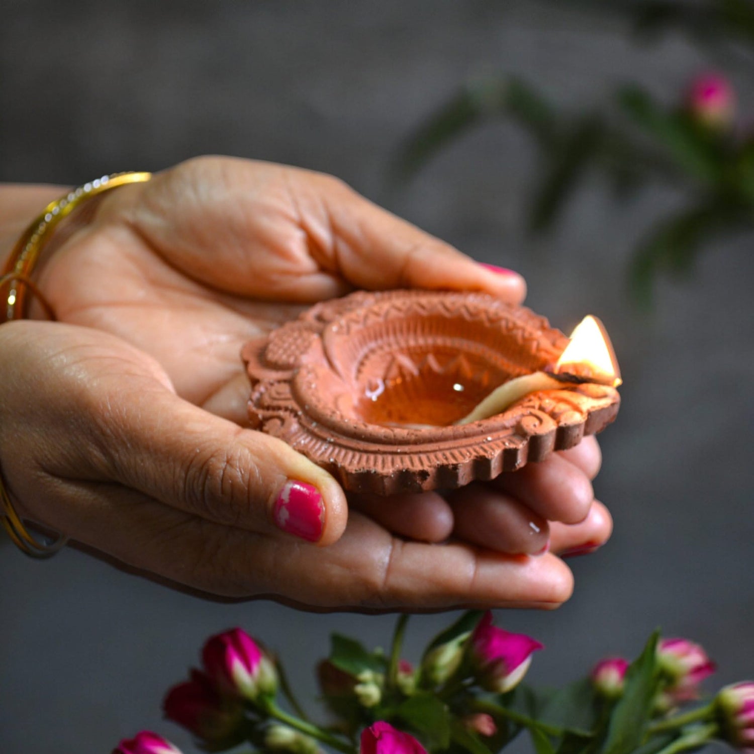 Clay Diya for Pooja Terracotta Clay Diyas Diwali Decoration Puja Deepak for Home Office Temple Decor Traditional Handmade Vilakku Oil Lamps Mitti Ka Diva Deepawali Indian Gift Items - LoveNspire