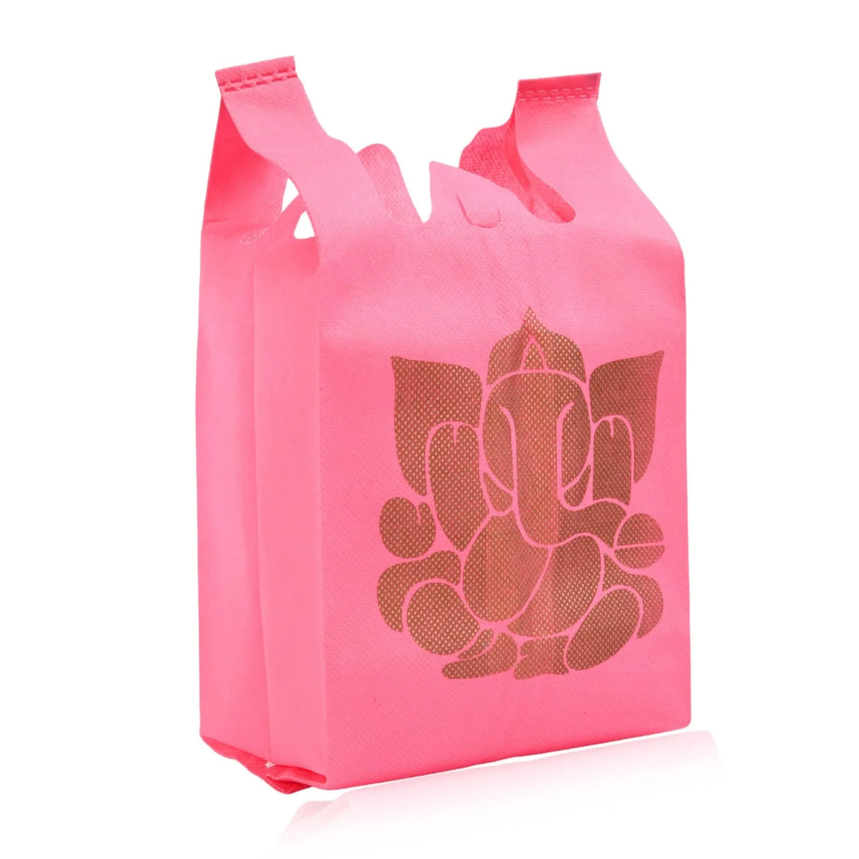 Ganesha Print Non Woven Gifts Party Favor Bags Ecofriendly Reusable for Indian Wedding Housewarming Puja - LoveNspire