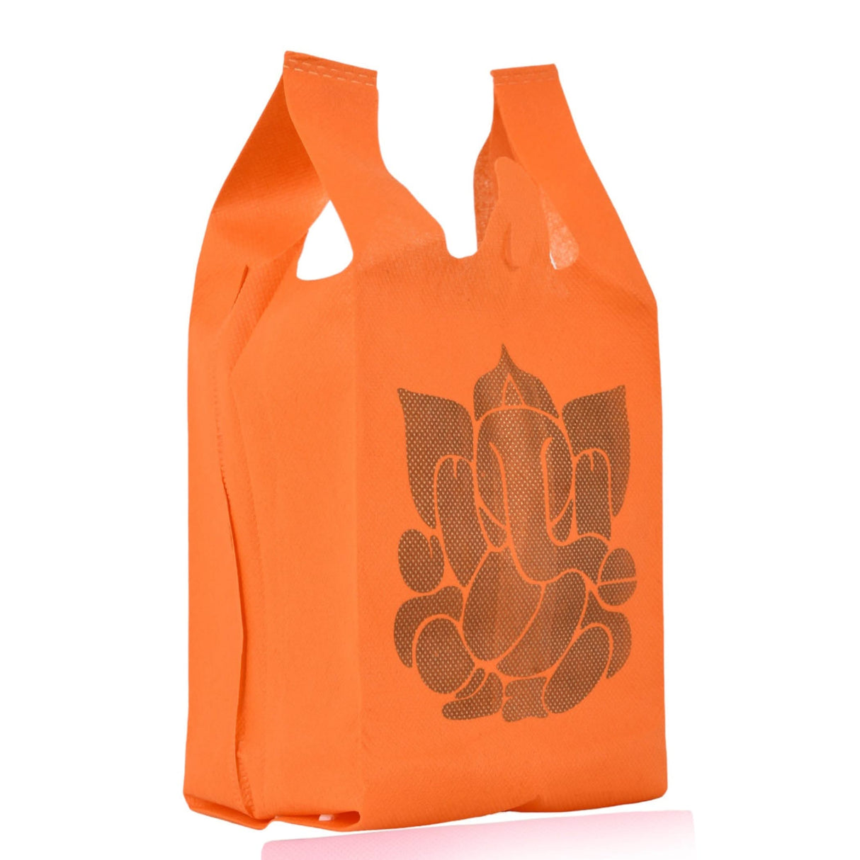 Ganesha Print Non Woven Gifts Party Favor Bags Ecofriendly Reusable for Indian Wedding Housewarming Puja - LoveNspire