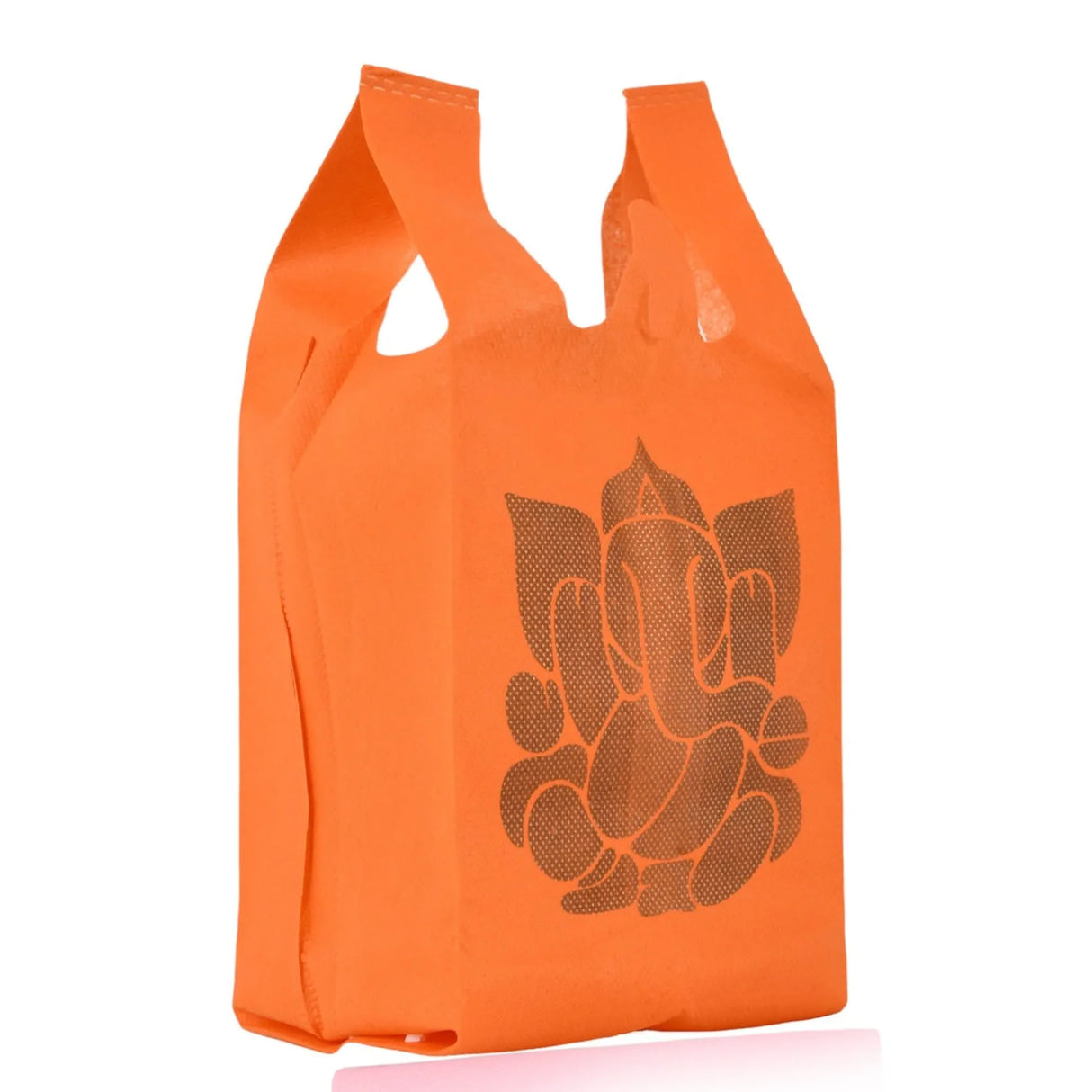 Ganesha Print Non Woven Gifts Party Favor Bags Ecofriendly Reusable for Indian Wedding Housewarming Puja - LoveNspire