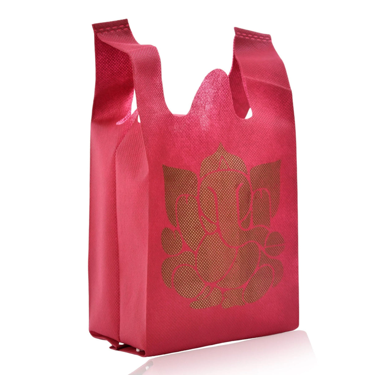 Ganesha Print Non Woven Gifts Party Favor Bags Ecofriendly Reusable for Indian Wedding Housewarming Puja - LoveNspire