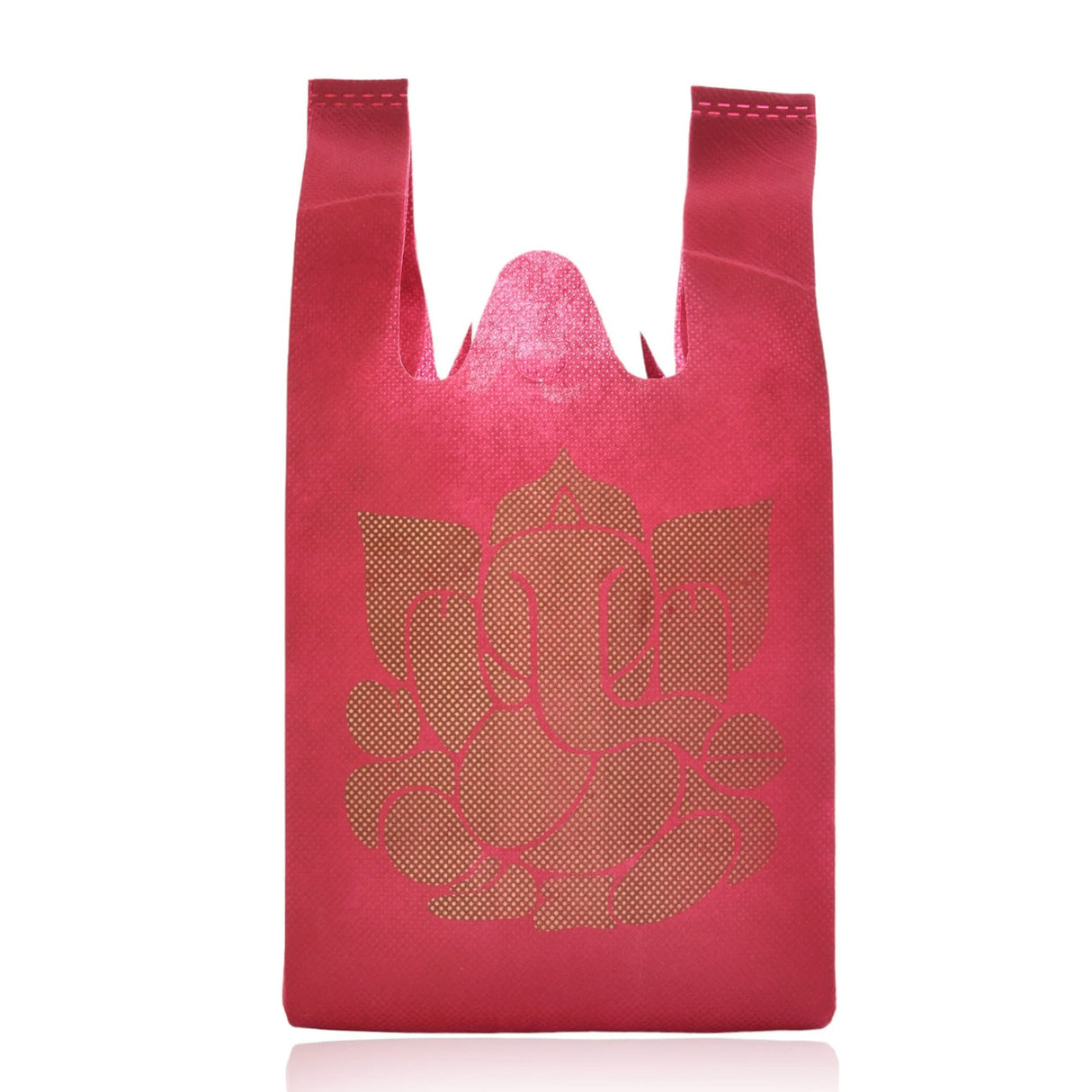 Ganesha Print Non Woven Gifts Party Favor Bags Ecofriendly Reusable for Indian Wedding Housewarming Puja - LoveNspire