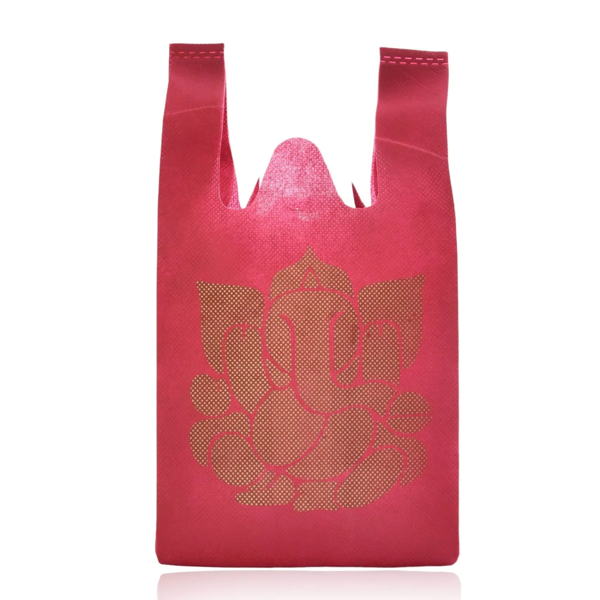 Ganesha Print Non Woven Gifts Party Favor Bags Ecofriendly Reusable for Indian Wedding Housewarming Puja - LoveNspire