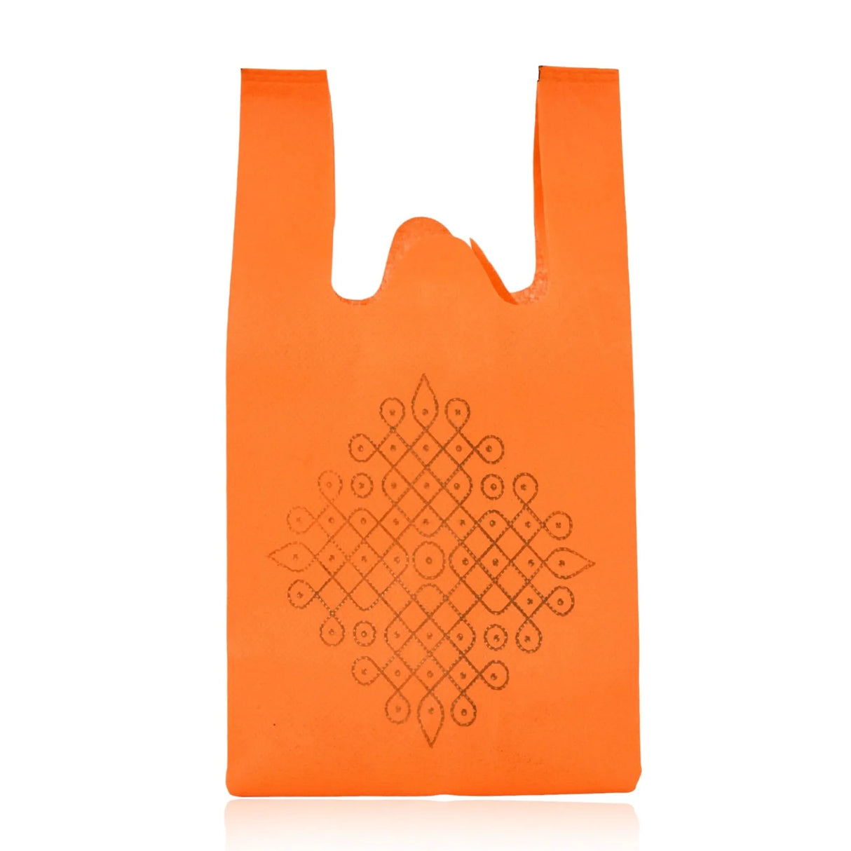 Kolam Print Return Non Woven Gifts Party Favor Bags Ecofriendly Reusable for Indian Wedding Housewarming Puja - LoveNspire