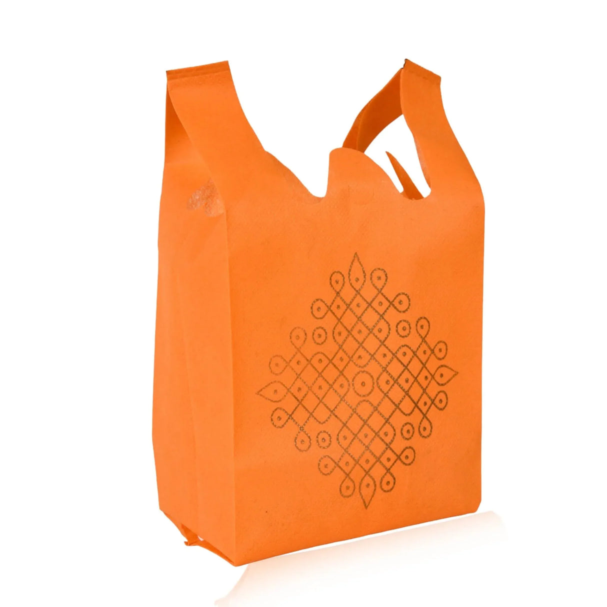 Kolam Print Return Non Woven Gifts Party Favor Bags Ecofriendly Reusable for Indian Wedding Housewarming Puja - LoveNspire