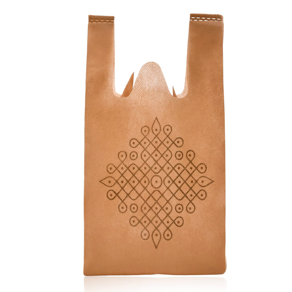 Kolam Print Return Non Woven Gifts Party Favor Bags Ecofriendly Reusable for Indian Wedding Housewarming Puja - LoveNspire