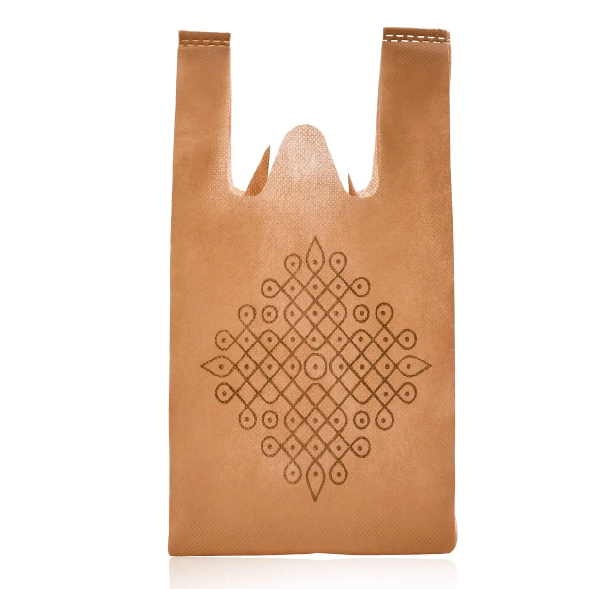 Kolam Print Return Non Woven Gifts Party Favor Bags Ecofriendly Reusable for Indian Wedding Housewarming Puja - LoveNspire