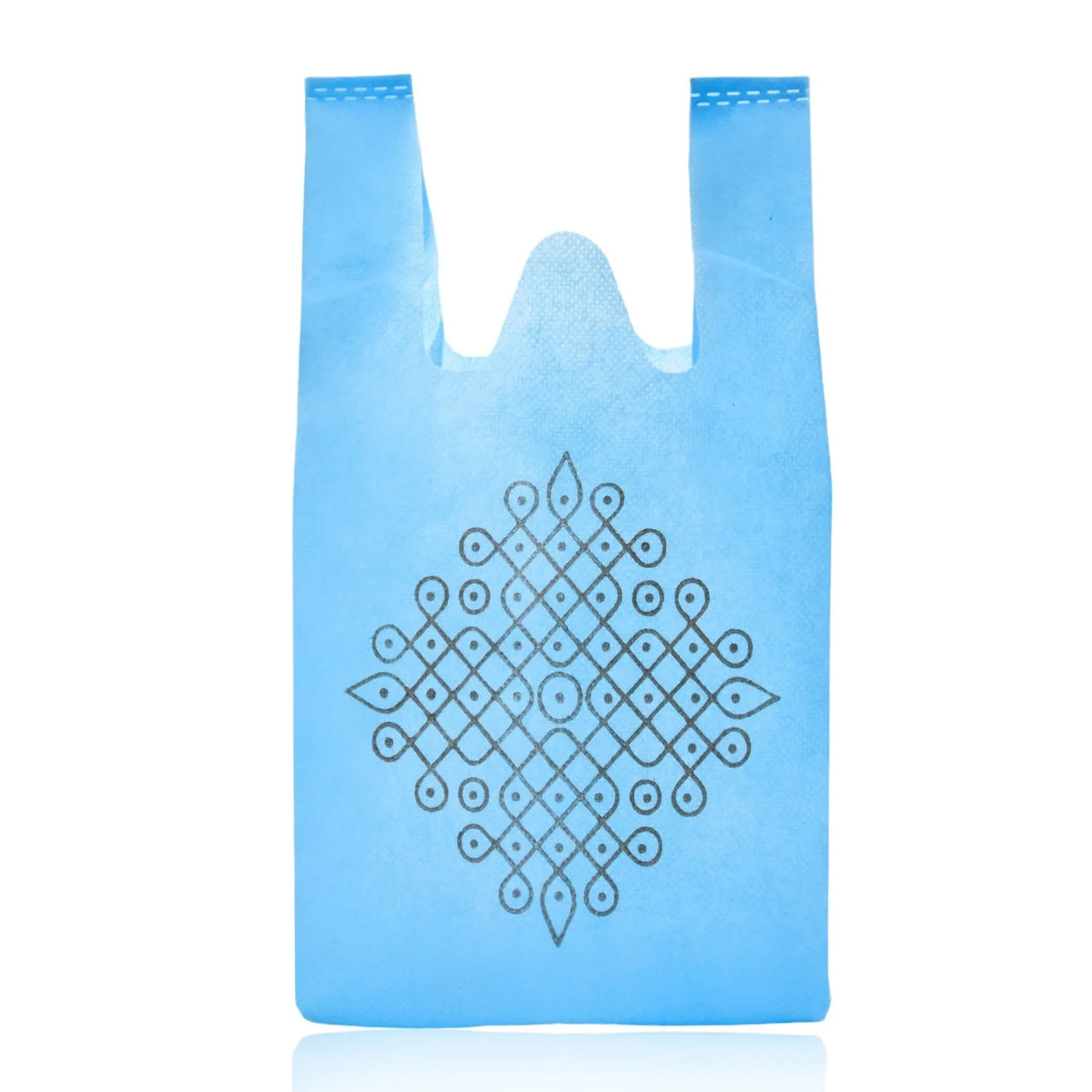 Kolam Print Return Non Woven Gifts Party Favor Bags Ecofriendly Reusable for Indian Wedding Housewarming Puja - LoveNspire
