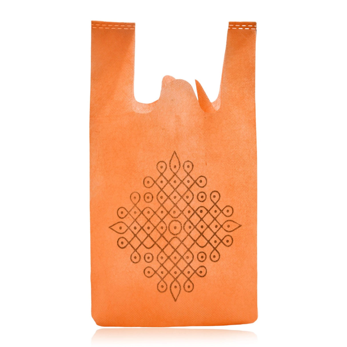 Kolam Print Return Non Woven Gifts Party Favor Bags Ecofriendly Reusable for Indian Wedding Housewarming Puja - LoveNspire