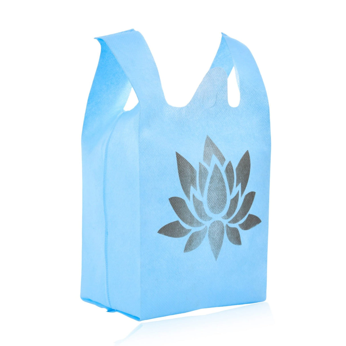 Lotus Print Return Non Woven Gifts Party Favor Bags Ecofriendly Reusable for Indian Wedding Housewarming Puja - LoveNspire