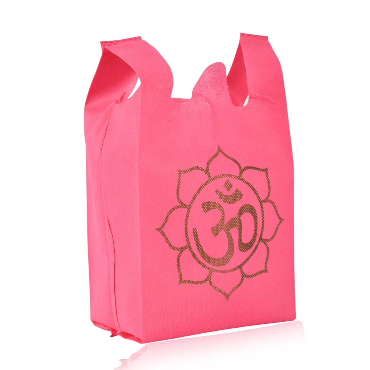 Om Print Return Non Woven Gifts Party Favor Bags Ecofriendly Reusable for Indian Wedding Housewarming Puja - LoveNspire