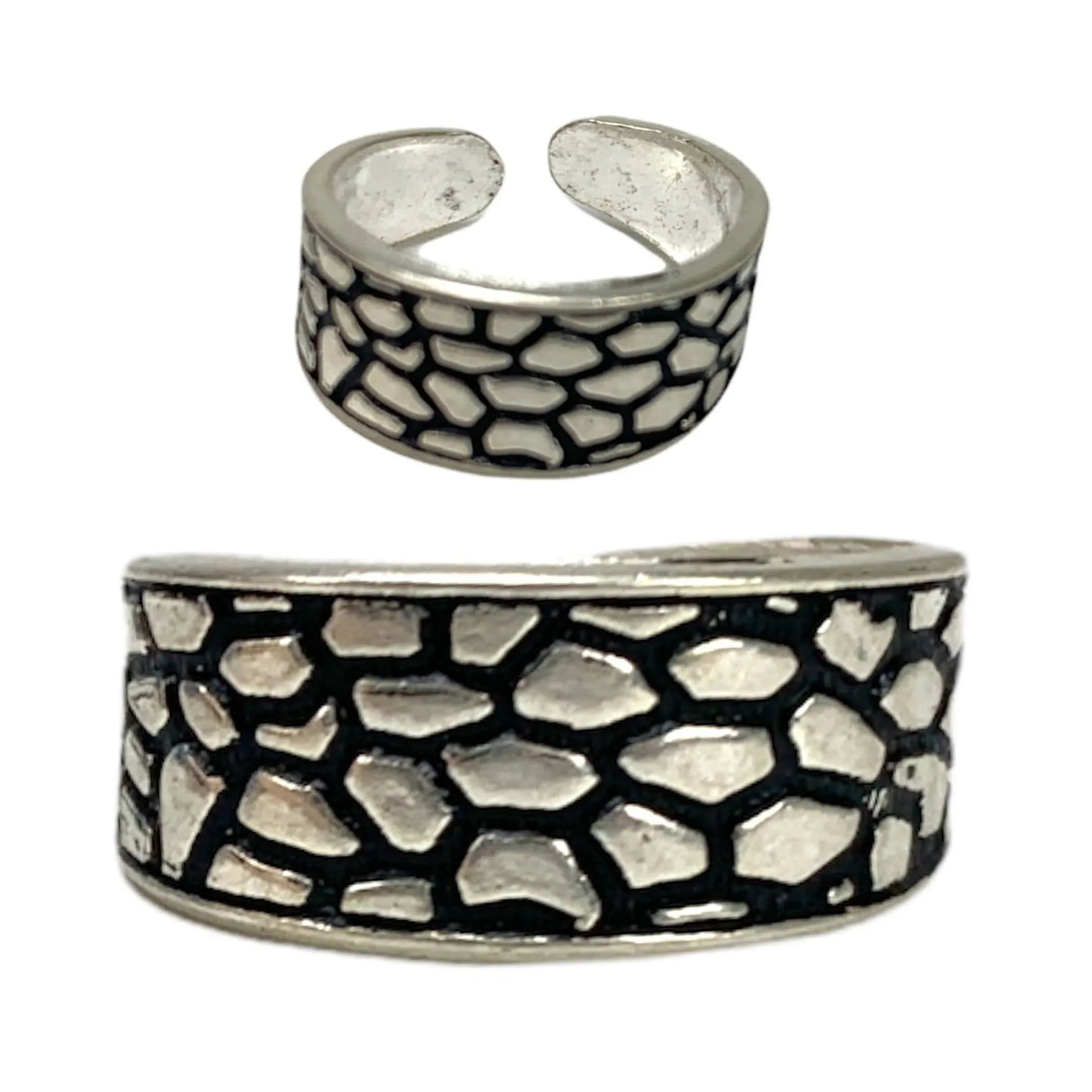 Adjustable Silver Toe Rings Pair Dainty Indian Bichiya Real Silver Feet Accessories Tribal Toe Rings Summer Beach Jewelry Comfort Fit Toe Rings for Women - LoveNspire