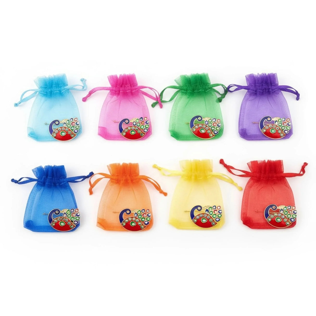 Decorative Bulk Peacock Haldi Kumkum Holder Roli Chawal/rice Holder Indian Festival Favor Diwali Rakhi Pooja Mandir Tika Platter Housewarming Gifts - LoveNspire