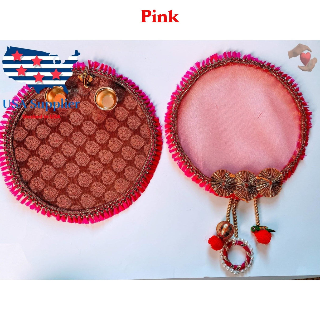 Designer and Decorative Karwachauth Channi and Thali, Karwa Chauth Thali, Karwachauth Gift - LoveNspire