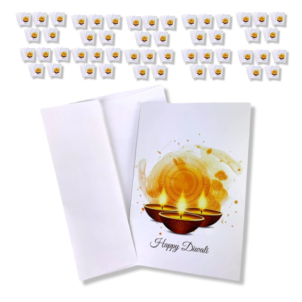 Diwali Greeting Card Pack Deepawali Greeting Cards Set Printed Customizable Indian Festival Cards Shubh Diwali Greetings Diwali Vijayadashmi Favor - LoveNspire