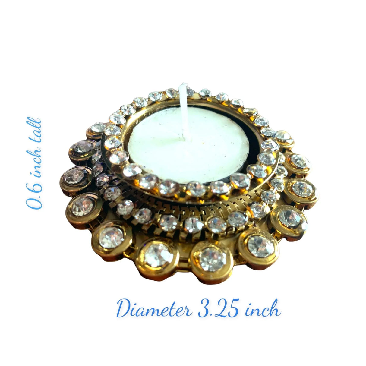 Tealight Candle Holder Festival of Light Decorative T-light Holder for Diwali Navratri Christmas Hanukkah Thanksgiving Housewarming Gift Candle Stand for Centerpiece Dining Table Home Decor - LoveNspire