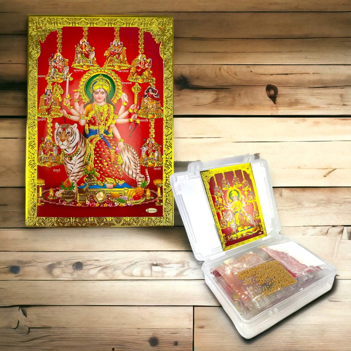 Durga Puja Kit, Durga Ma Pooja Kit, Durga Pooja, Durga Pooja Samagri, Diwali Puja Kit, Navratri Puja, Puja Item, Pooja Item - LoveNspire