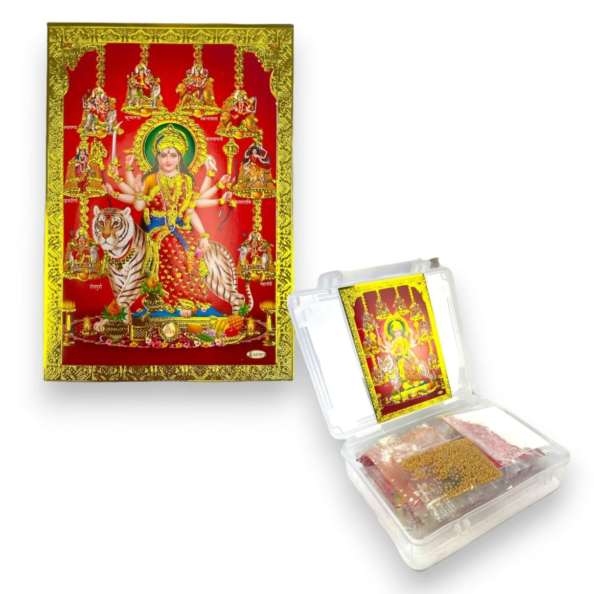 Durga Puja Kit, Durga Ma Pooja Kit, Durga Pooja, Durga Pooja Samagri, Diwali Puja Kit, Navratri Puja, Puja Item, Pooja Item - LoveNspire