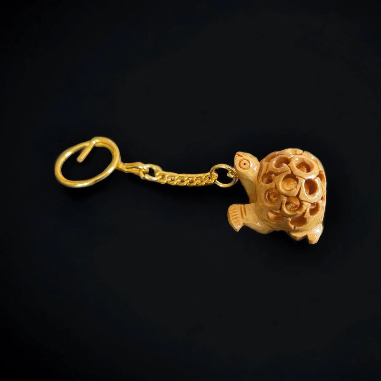3Pc Handmade Wooden Keychain Elephant Camel Turtle Amulet Keyring Door Car Key Chains Good Luck Charms Feng Shui Key Ring - Key Holder for Friendship Day Christmas Thanksgiving - LoveNspire