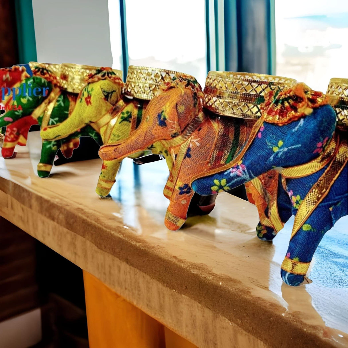 Elephant Tea Light Candle Holders Indian Festival of Light Decorative Candle Stand for Diwali Christmas Thanksgiving Housewarming Gift T-light Holder for Centerpiece Dining Table Home Decor - LoveNspire