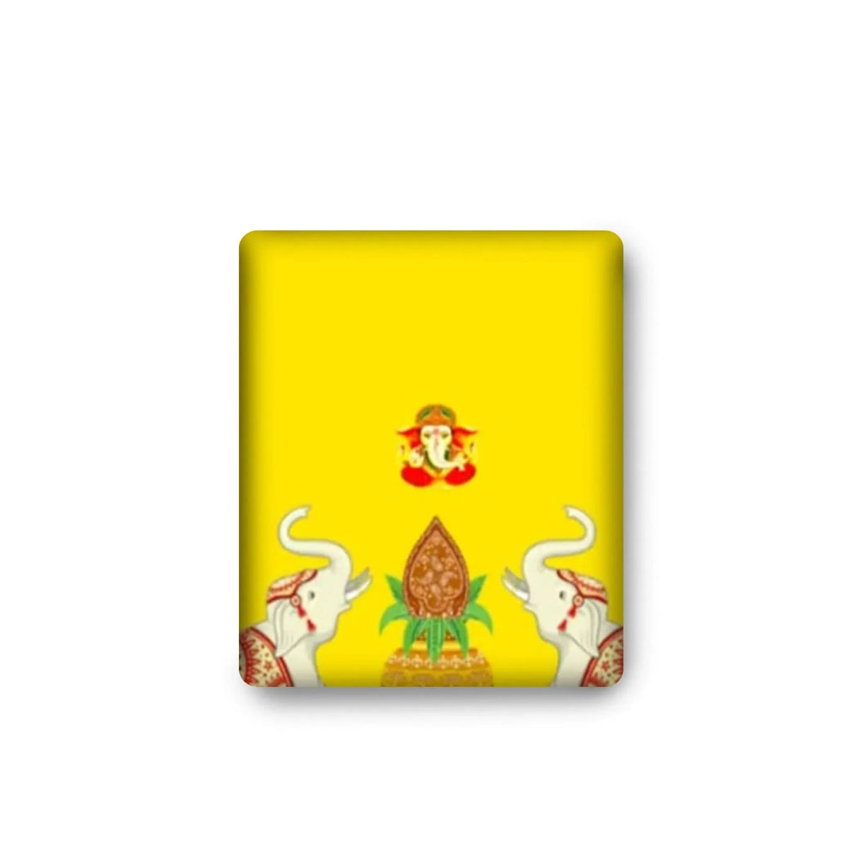 Elephant Ganesha Backdrop Indian Traditional Cloth 5x8 Feet Backdrop Pooja Banner Indian Wall Art Photo Decor Banner Diwali Decor Wedding Backdrop Decorative Pooja Cloth - LoveNspire