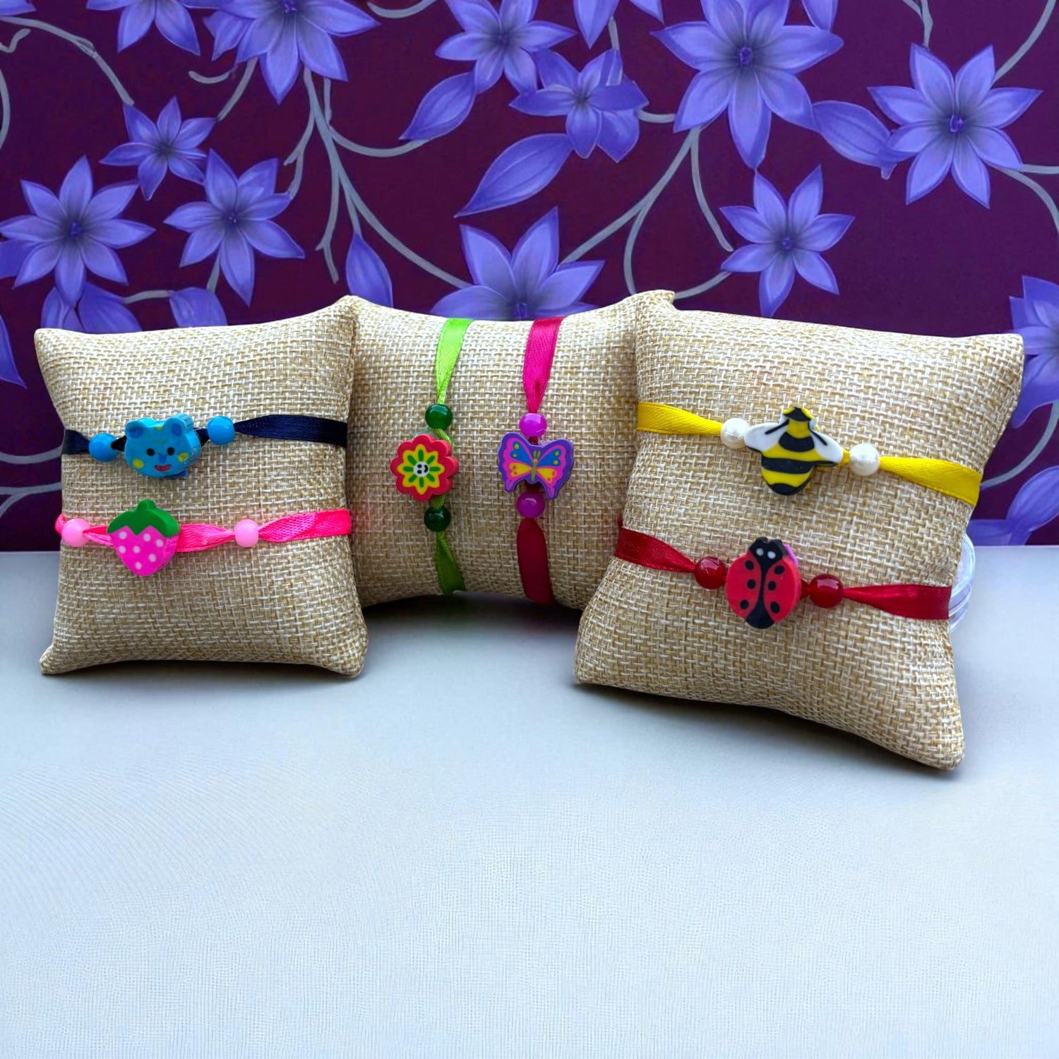 5CT Eraser Rakhi for Kids, Bhai, Rakhri, Rakhi for Brother, Animal Kids Cartoon Rakhi, Raksha Bandhan, Rakshabandhan, Rakhi Usa - LoveNspire