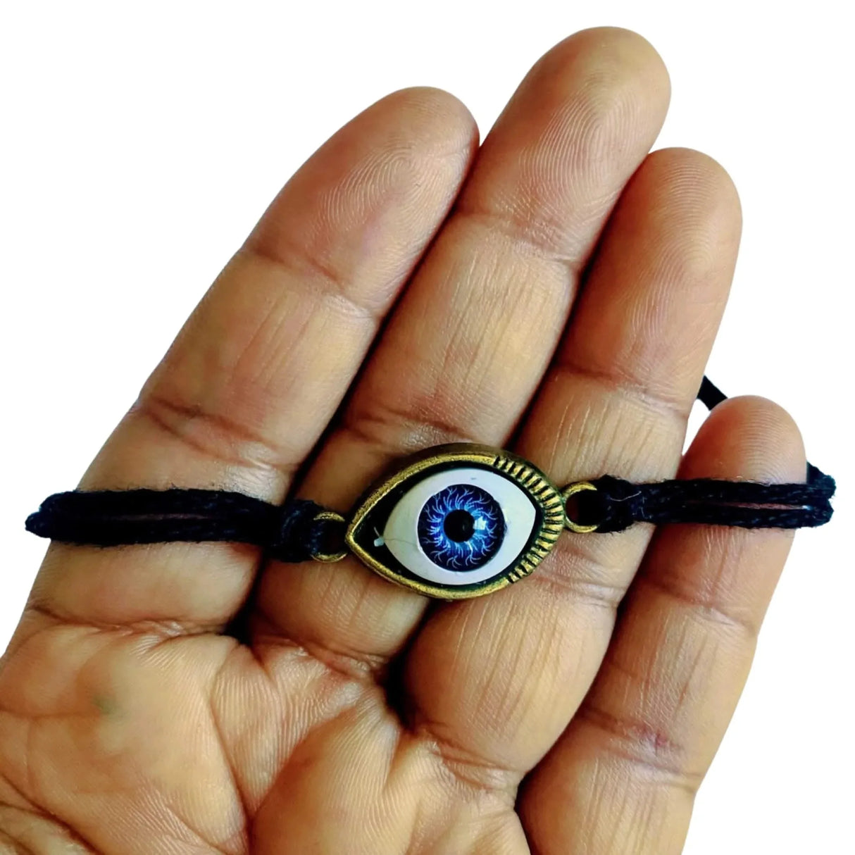 2CT Evil Eye Rakhi for Brother, Rakhi for Brother, Modern Rakhi, Rakhi with Card, Rakhri - LoveNspire