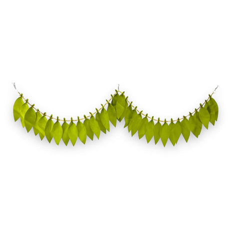 Fabric Mango Leaf Door Toran Hanging Bandarwal for Home Pooja Decor Indian Vintage Traditional Main Door Wall Hanging Diwali Decoration Wedding Favor Housewarming Return Gift (36x5 Inches) - LoveNspire