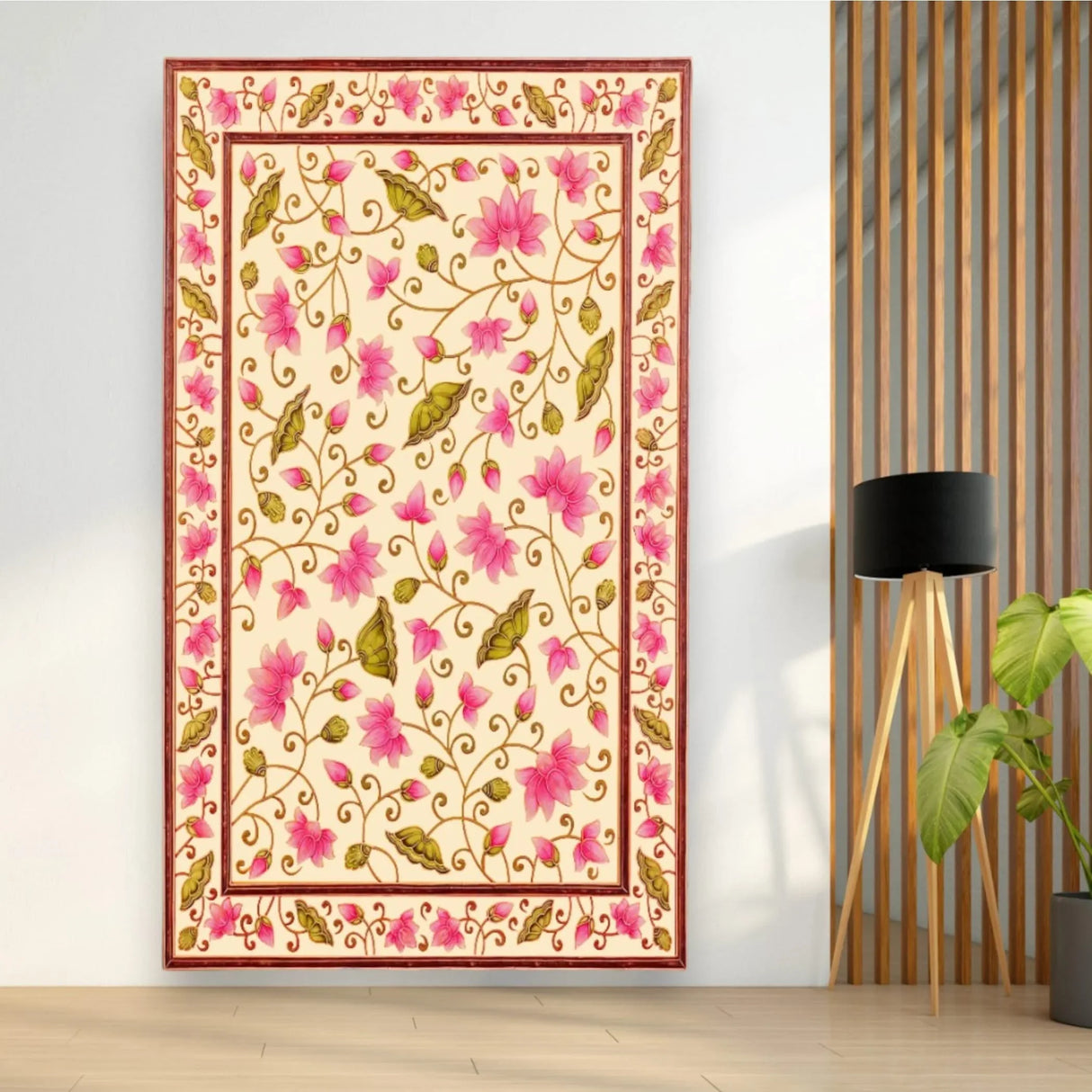 Flower Design Backdrop, Lotus Wedding Decoration, Pooja Backdrop Decoration, Indian Backdrop, Indian Decorations,housewarming Decor, Traditional Backdrop, Pooja Decoration - LoveNspire