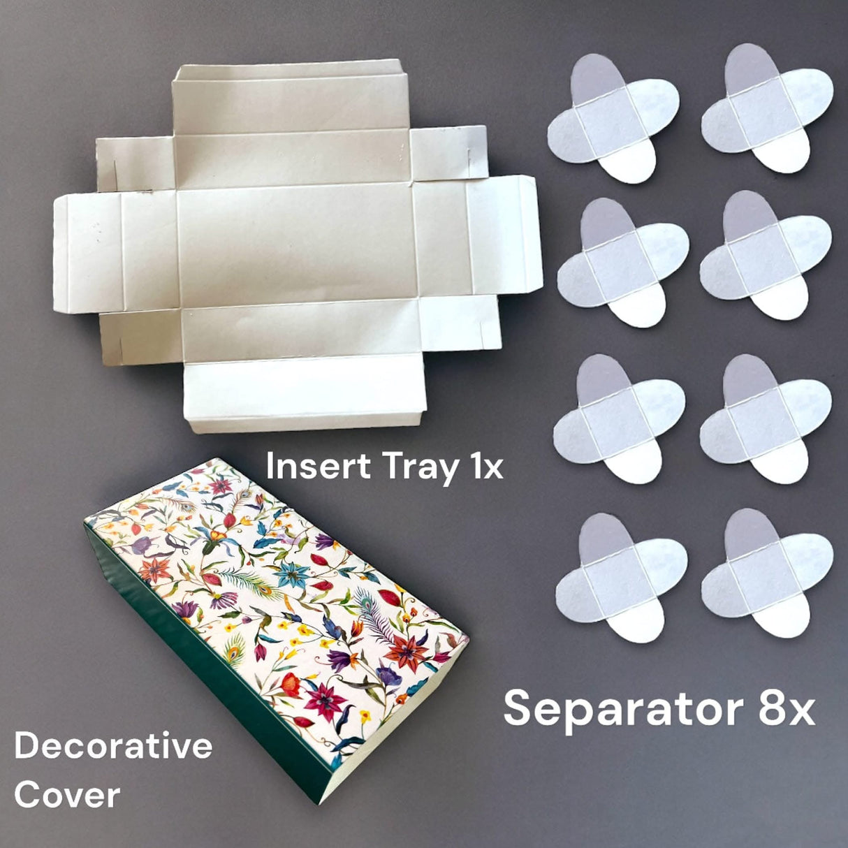 Sweet Boxes for Indian Sweets Flower Design Empty Mithai Box with Lid for Cookies Goodies Candy Handmade Bulk Gift Boxes - Favor Box for Wedding Pooja Baby Shower Housewarming Return Gifts - LoveNspire