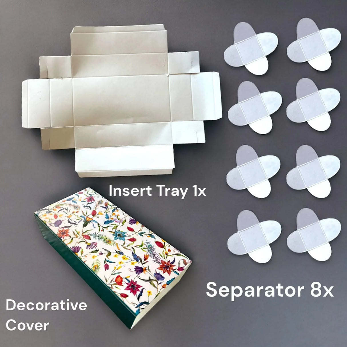 Sweet Boxes for Indian Sweets Flower Design Empty Mithai Box with Lid for Cookies Goodies Candy Handmade Bulk Gift Boxes - Favor Box for Wedding Pooja Baby Shower Housewarming Return Gifts - LoveNspire