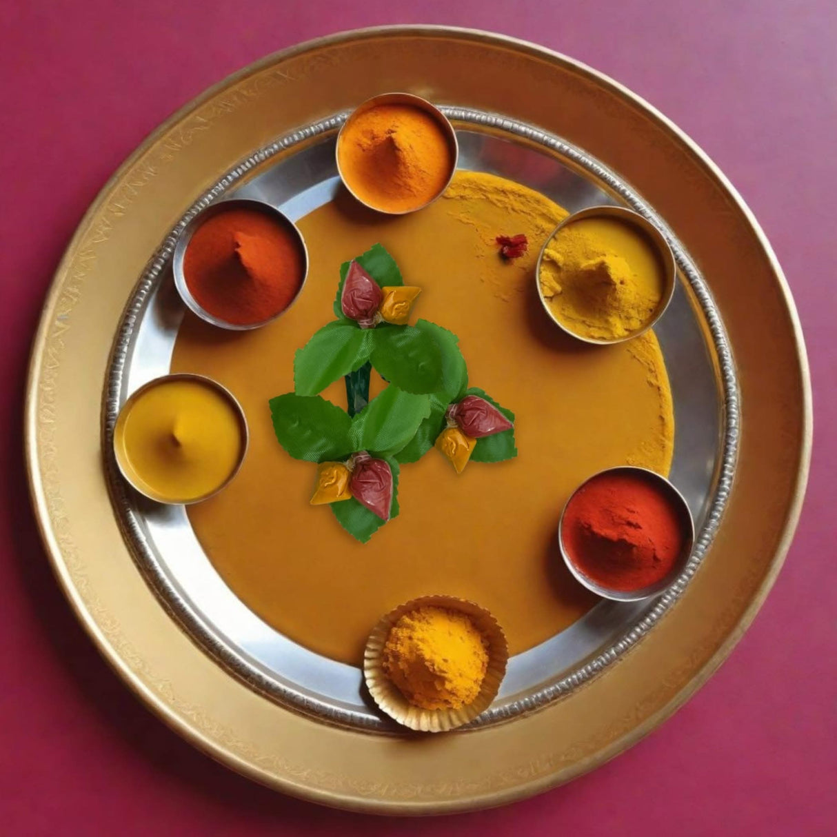 Haldi Kumkum Packets Bulk Strawberry Style Mini Packs Premium Sindoor and Turmeric Powder Combo - Hindu Thamboolam Set for Indian Wedding Havan Durga Puja Festive Essentials Return Gift - LoveNspire