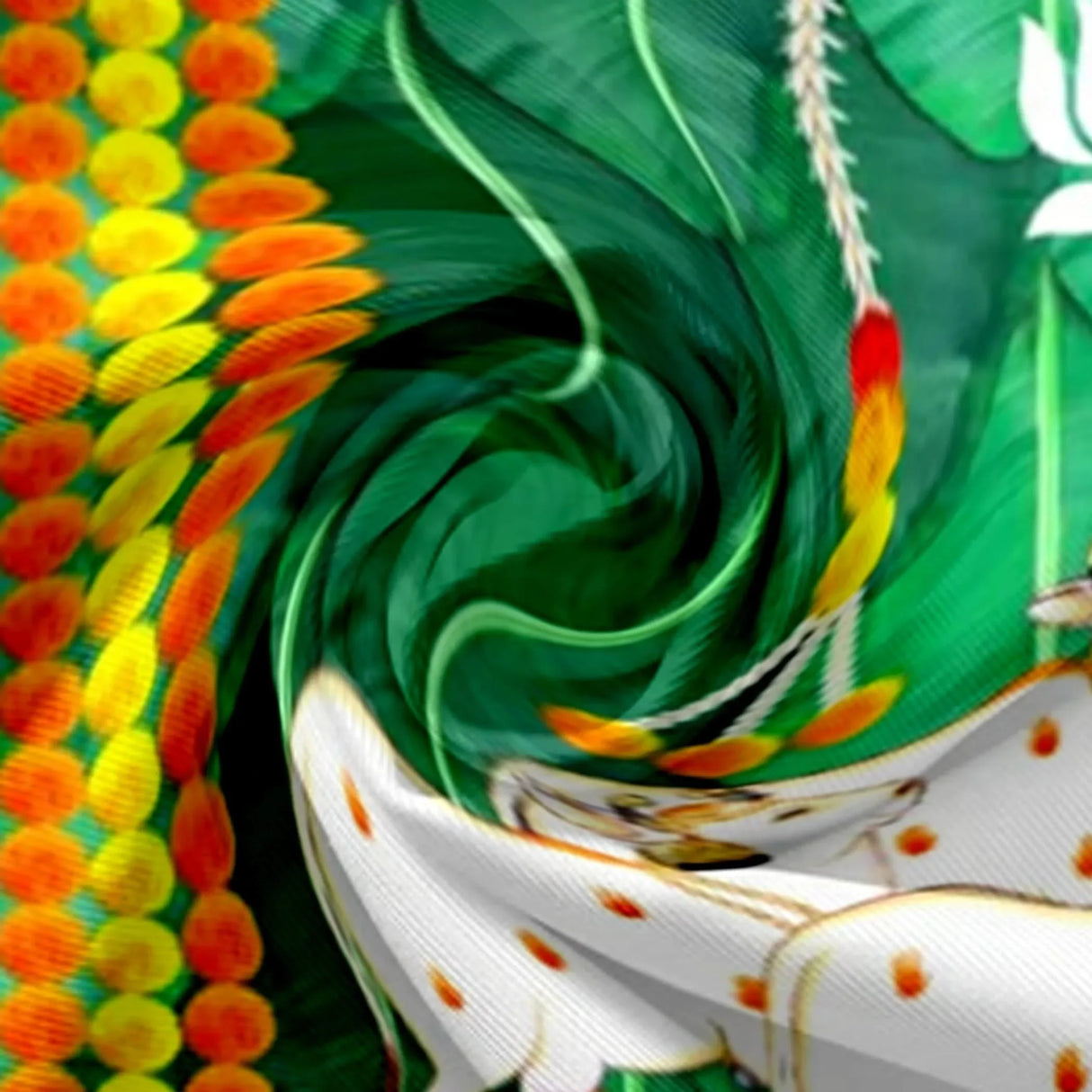 Ganesh and Cow Backdrop 5x8 Feet Indian Traditional Cloth Backdrop Pooja Wall Decor Indian Wall Art Photo Decor Banner Indian Ganesh Pooja Decor Decorative Pooja Cloth - LoveNspire