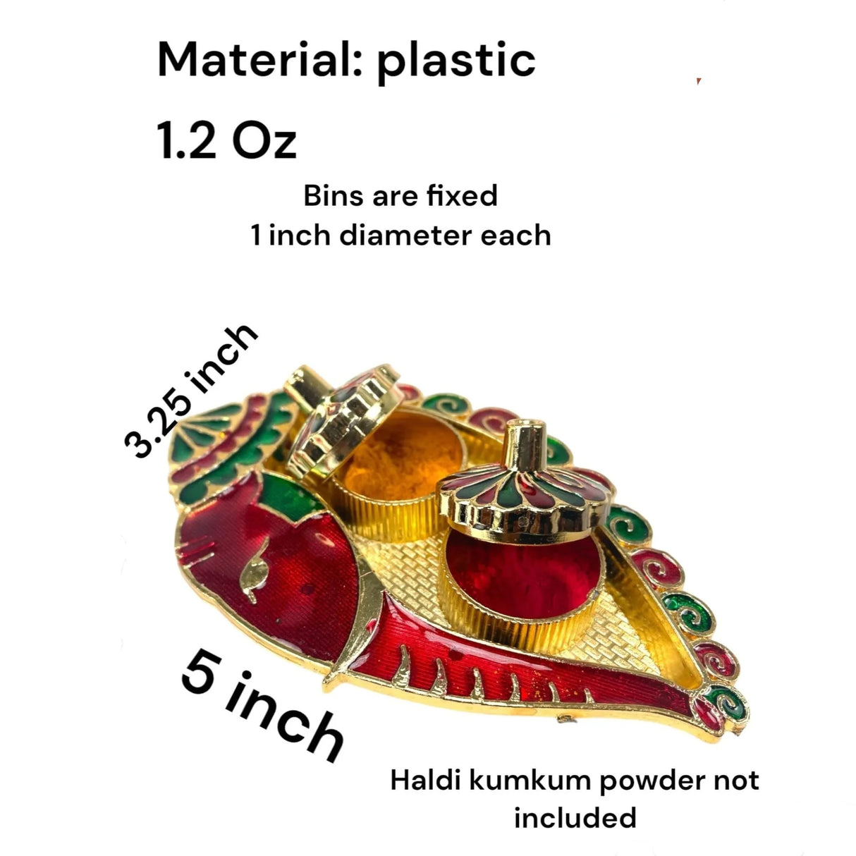 Bulk Ganesh Shankh Haldi Kumkum Holder Roli Chawal/rice Holder Indian Festival Rakhi Pooja Thali Pooja Return Gift Indian Housewarming Gifts Wedding Favor