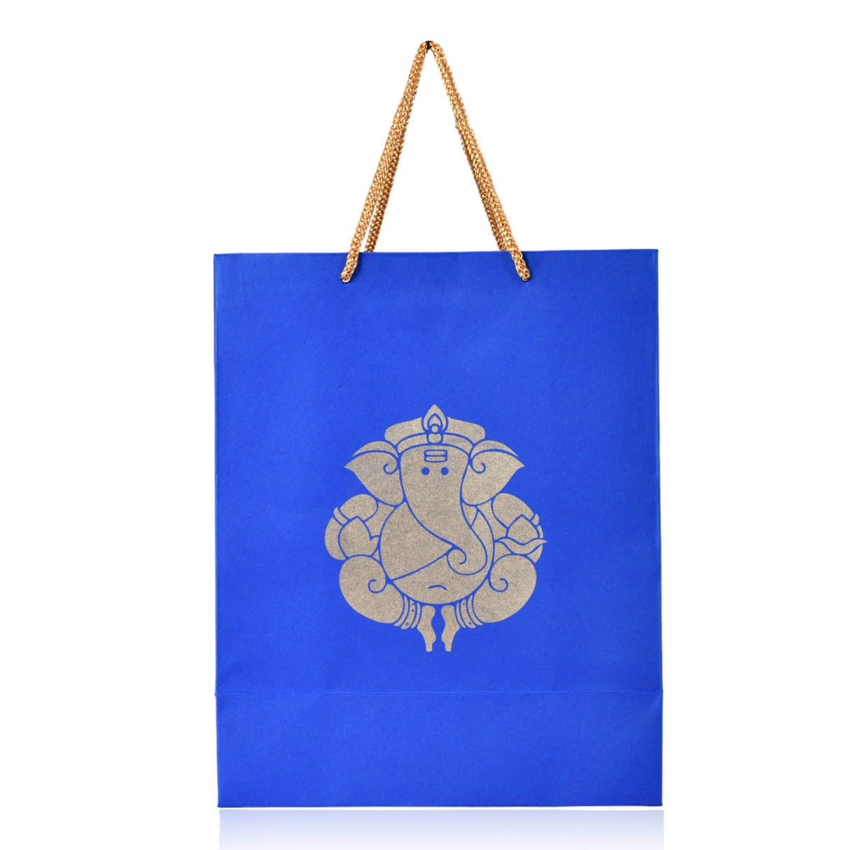 Ganesha Paper Carry Bags Party Favor Gift Bag for Goodie Wedding Ganesh Chaturthi Puja Return Gifts - 8x4x10 Inch - LoveNspire