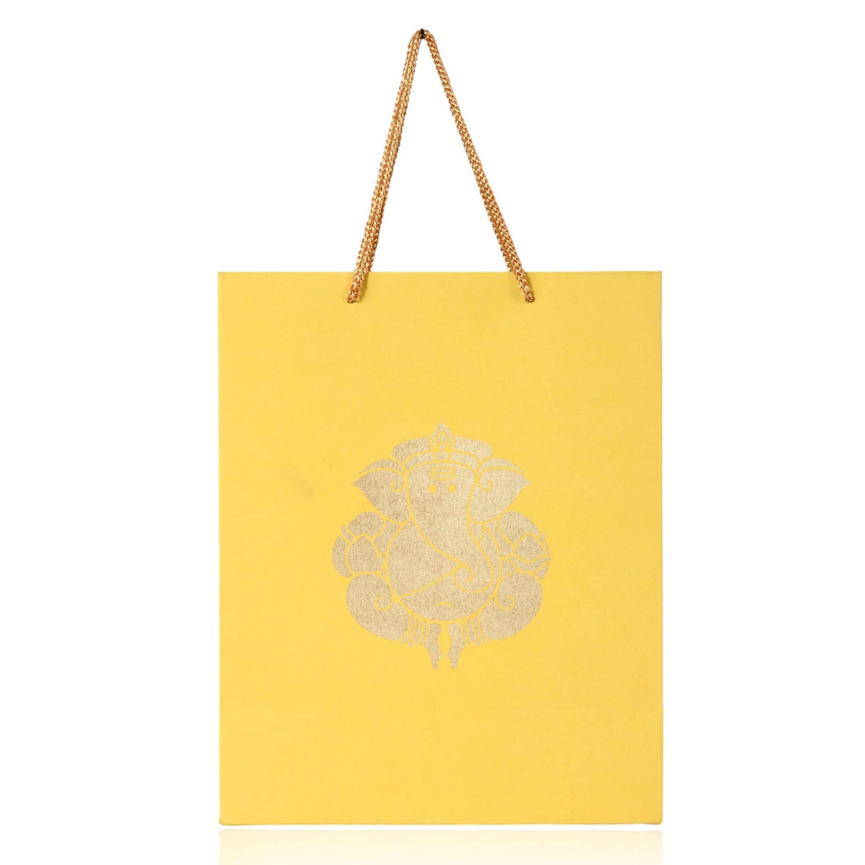 Ganesha Paper Carry Bags Party Favor Gift Bag for Goodie Wedding Ganesh Chaturthi Puja Return Gifts - 8x4x10 Inch - LoveNspire