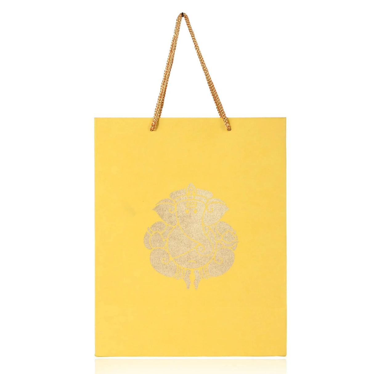 Ganesha Paper Carry Bags Party Favor Gift Bag for Goodie Wedding Ganesh Chaturthi Puja Return Gifts - 8x4x10 Inch - LoveNspire