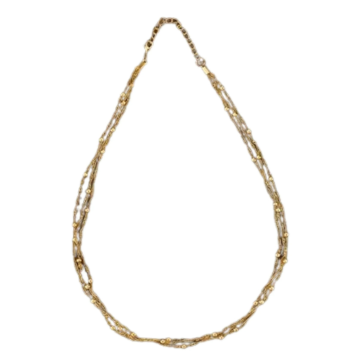 Gold Chain Necklace for Women Fake American Diamond Gorgeous Layered Cross Chain Necklace Fancy Chain Minimalist Everyday Jewelry for Women - LoveNspire