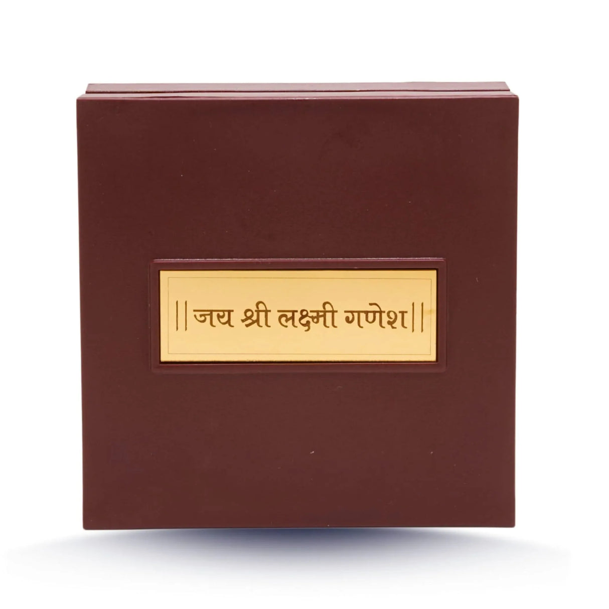 Gold Plated Laxmi Ganesh Photo Frame with Charan Paduka for Diwali Housewarming Return Gift Worship Pooja Room Decor Hindu God Religious Devotional Paduka Prayer Box Momento Prosperity Gift - LoveNspire