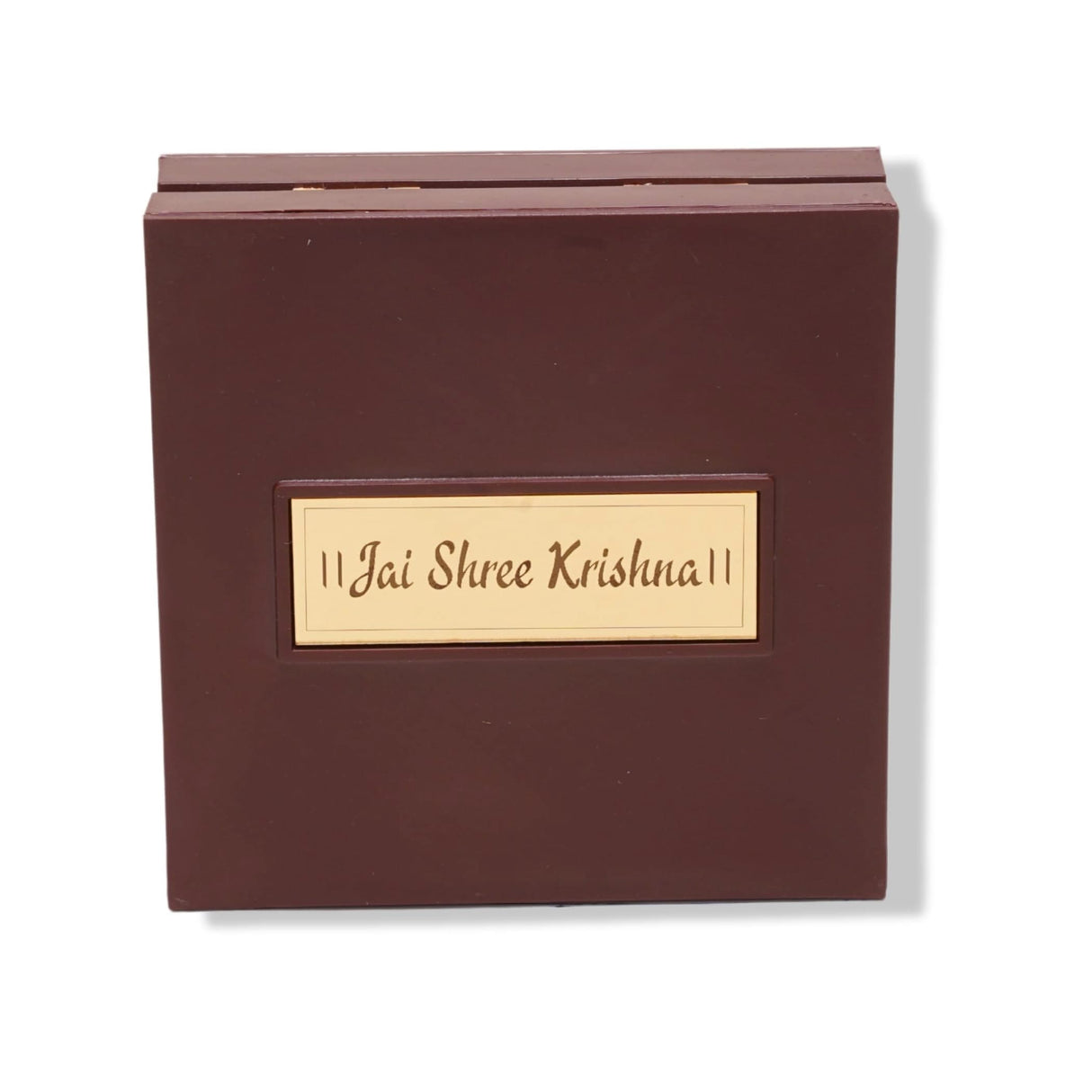 Gold Plated Shri Nath Ji Photo Frame with Charan Paduka for Housewarming Baby Shower Return Gift Worship Pooja Room Decor Hindu God Religious Shreenathji Krishna Prayer Box Momento Gifts - LoveNspire